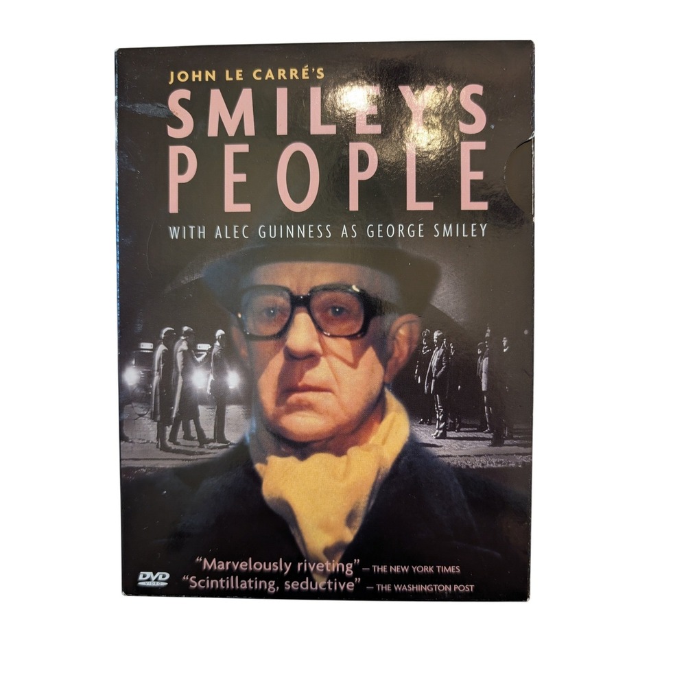 Smiley's People Acorn Media DVD  Alec Guinness John le Carré Spy Thriller 3-Disc